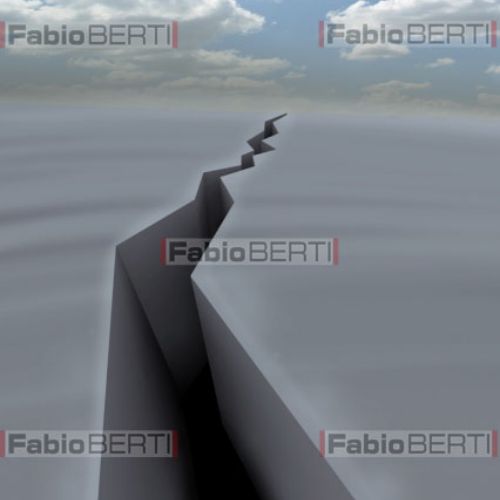 creazione crepa su foto nuvole