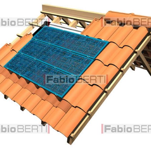 advertising illustration photovoltaic panel company