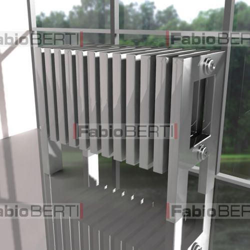 fotorealistische Illustration Heizkörper