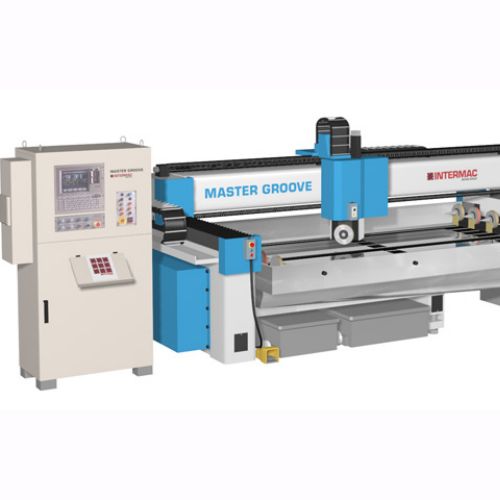 illustration industrielle glasbearbeitungsmaschine